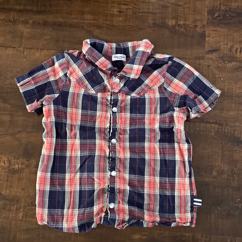 SPLENDID plaid toddler shirt.